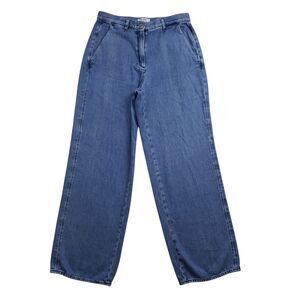 COS Wide Leg Denim Jeans Womens 38 US 8 Blue High Rise
